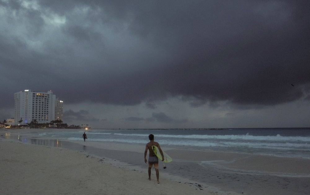 Hurricane Zeta is ashore in resort zone of Mexico’s Yucatan